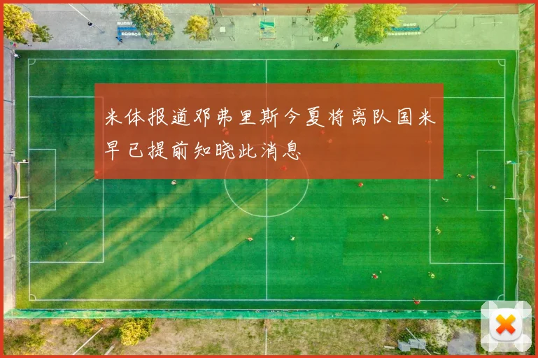 米体报道邓弗里斯今夏将离队国米早已提前知晓此消息